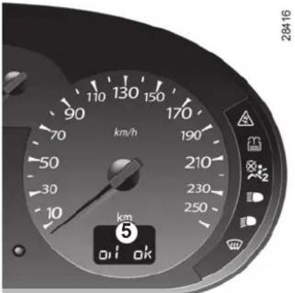 km/h 110 130 150 90 170 70 190 50 210 30 230 10 250 km 5 oil ok