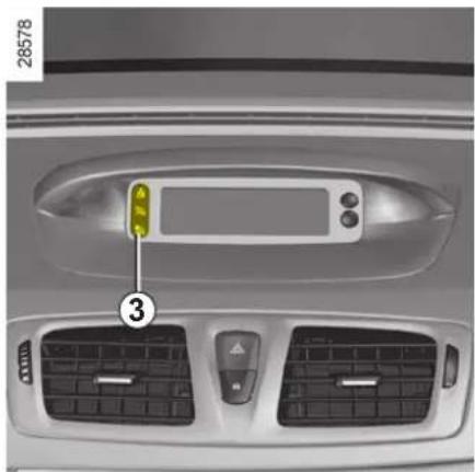RENAULT Megane Grandtour (2009) - Zapnutie airbagu pre spolujazdca - 1