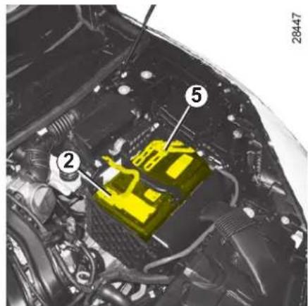 RENAULT Megane Grandtour (2009) - Štartovanie motora pomocou akumulátora iného vozidla - 1