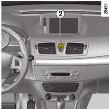 RENAULT Megane Grandtour (2009) - Spätné zrkadlo bez páčky 4 - 1