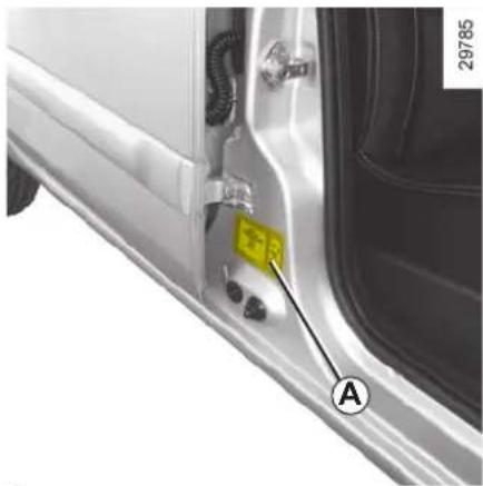 RENAULT Clio Campus Storia (2009) - IDENTIFIKAČNÉ ŠTÍTKY (1/2) - 1