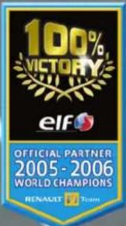 100% VICTORY eIF OFFICIAL PARTNER 2005 - 2006 WORLD CHAMPIONS RENAULT Team