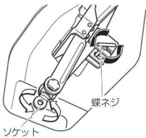 蝶ネジ ソケット