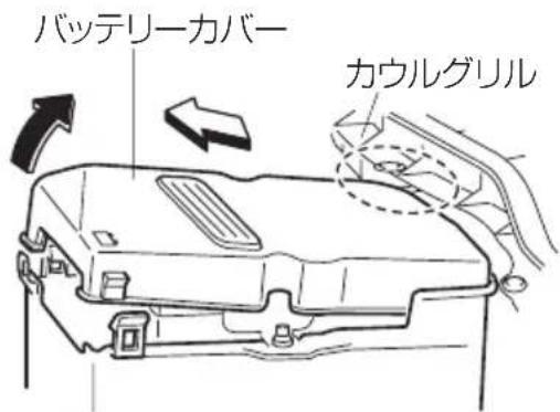 バッテリーカバー カウルグリル