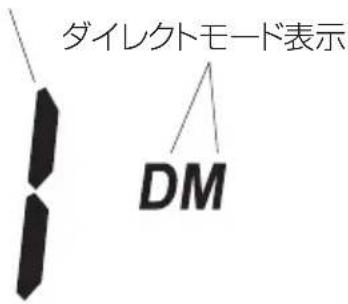 ダイレクトモード表示 DM
