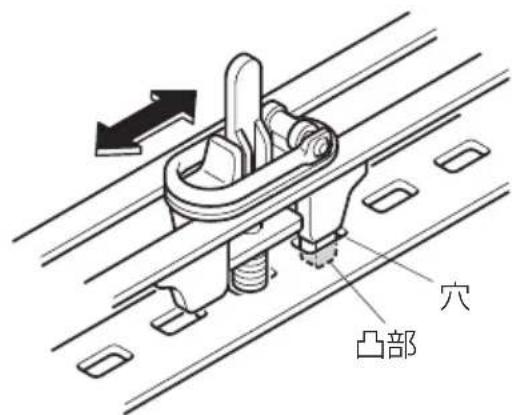 凸部 穴