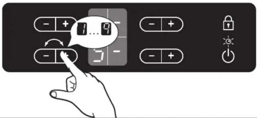 - + 1 ... 9 - + - - - + - +