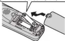 PANASONIC KX-TG6571GR - Τοποθέτηση μπαταρίας - 2