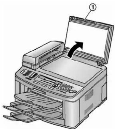 PANASONIC KX-FLB803FX - Bijela ploča i stakla skenera - 1