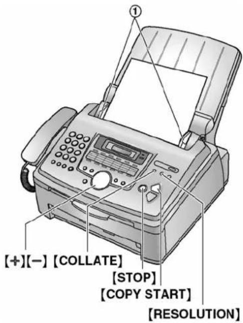 [+][-] [COLLATE] [STOP] [COPY START] [RESOLUTION]