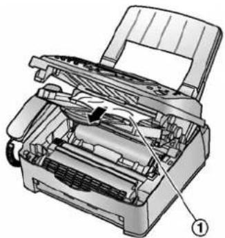 PANASONIC KX-FLM653FX - Kada se papir za ispis zgužvao blizini bubanj i toner jedinice - 5