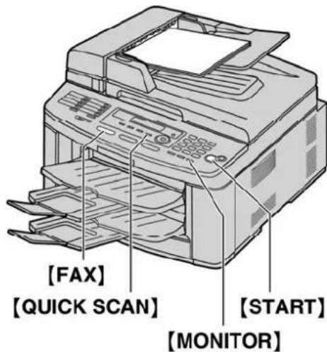 PANASONIC KX-FLB883FX - Uporaba automatskog uvlakača dokumenata - 1