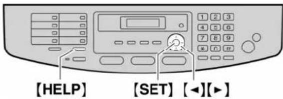 PANASONIC KX-FLB883FX - Funkcija pomoći (HELP) - 1