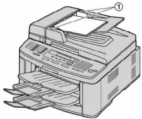 PANASONIC KX-FLB883FX - Uporaba automatskog uvlakača dokumenta - 1