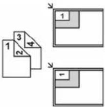 PANASONIC KX-FLB883FX - Kopiranje 2-stranih dokumenata na 1 stranicu (funkcija Quick ID copy) (samo sa stakla skenera) - 4