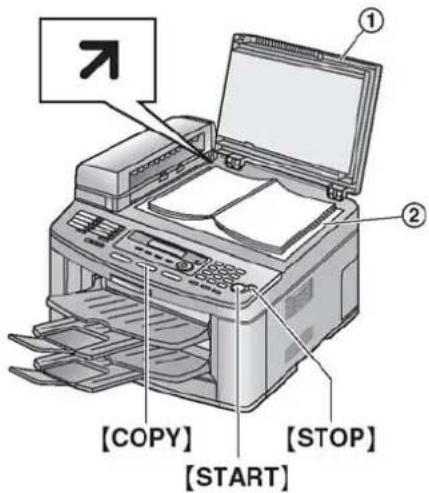 PANASONIC KX-FLB813FX - Uporabom staklene ploče skenera - 1