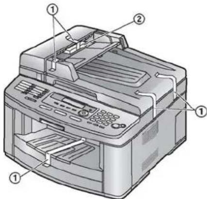 PANASONIC KX-FLB813FX - Uklanjanje transportnih traka - 1