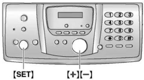 PANASONIC KX-FC238FX - Podešavanje glasnoće baze - 1