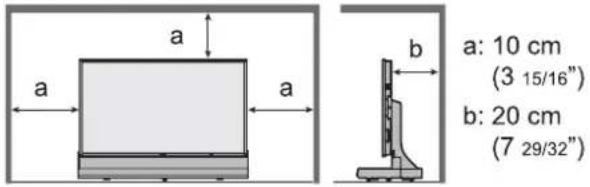 PANASONIC TH-98LQ70LW - Cautions when installing - 3