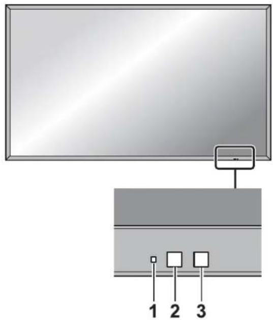 PANASONIC TH-98LQ70LW - Identifying Controls - 1