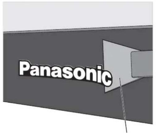 PANASONIC TH-98LQ70LW - Attaching Panasonic badge - 1