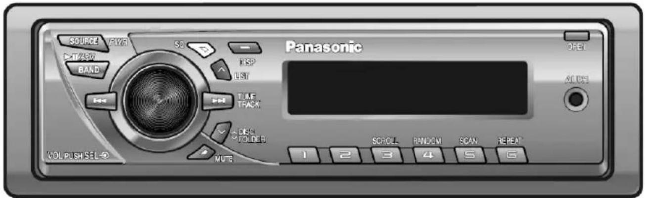 PANASONIC CQ-C3405U - ЗВУКОВ КОНТРОЛ - 1