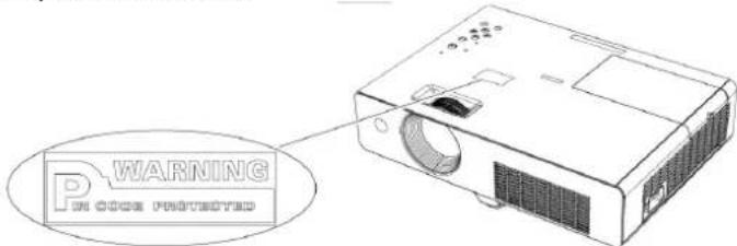 PANASONIC PT-LX22E - Zaštita PIN kodom - 1