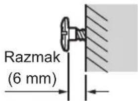 PANASONIC KX-TG8023E - Postavljanje na zid - 3