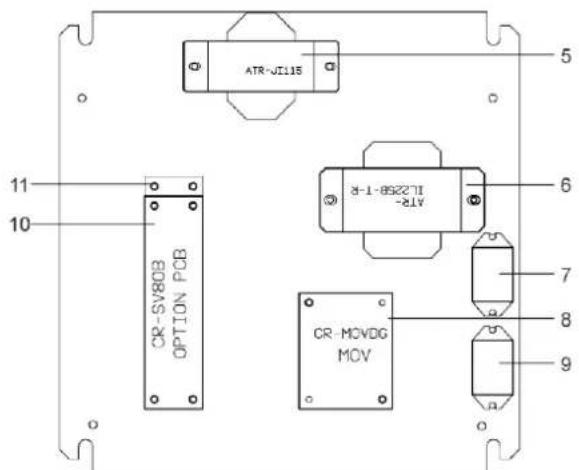PANASONIC PA-W280MAH2L - Donja montažna ploča - 1