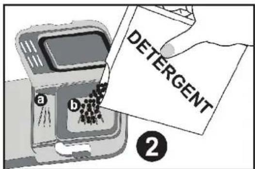 WALTHAM WLVSI 1249 X - Remplissage du compartiment à dé tergent - 2