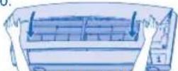 PANASONIC CU-RE12NKX - Fecha o painel frontal - 1