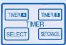 PANASONIC CS-RE9NKX - PARA ESTABLECER EL TEMPORIZADOR (CONFIGURACIÓN DEL TEMPORIZADOR DE 12 HORAS) - 1