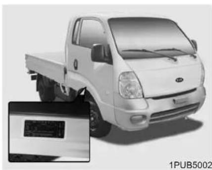 KIA K2900 (2012) - OZNAKE S PODACIMA - 2