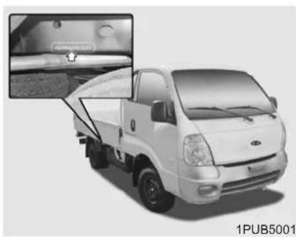 KIA K2900 (2012) - OZNAKE S PODACIMA - 1