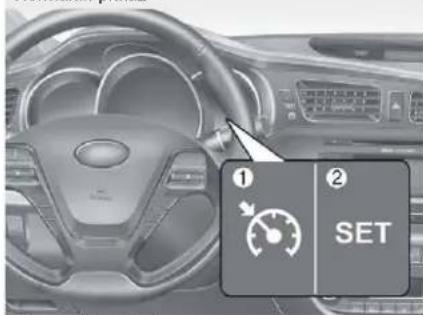 KIA Cee'd Sportswagon (2014) - SUSTAV ZA ODRŽAVANJE BRZINE (UKOLIKO JE U OPREMI) - 1