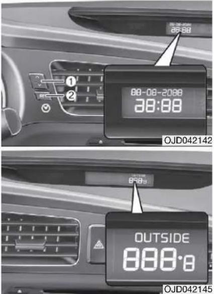 KIA Cee'd Sportswagon (2014) - UPOZORENJA I INDIKATORI NA LCD ZASLONU (ZASLON PLOČE S INSTRUMENTIMA) - 1