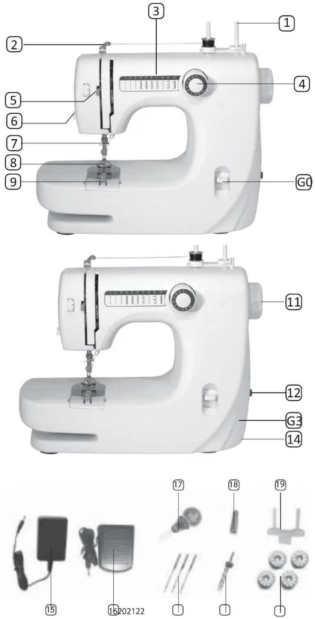 AFK SWM-9 - PARTS DESCRIPTION - 1
