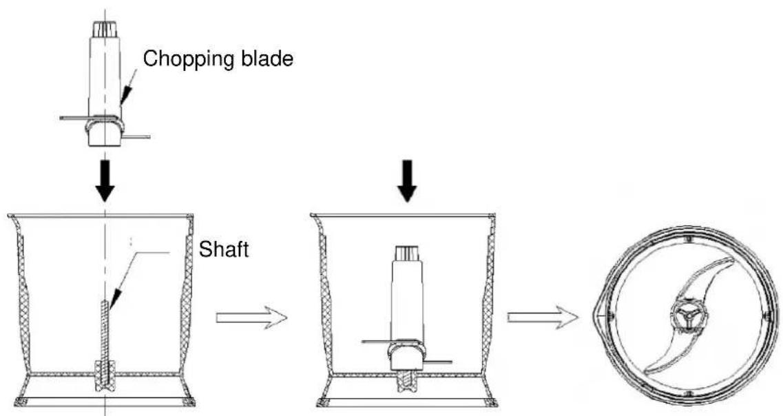 Chopping blade Shaft