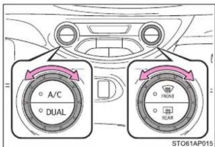 A/C DUAL FRONT REAR STO61AP015
