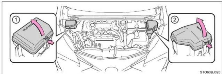 TOYOTA Yaris GRMN (2017) - Kontrola a výmena poistiek - 1