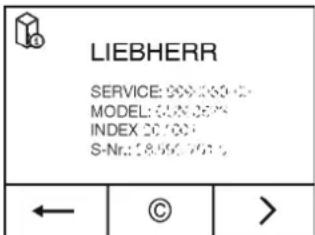 LIEBHERR GN 3835 - OPOZORILO - 1