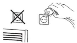 Beha PGV 8 Wifi - ATTENTION! Certaines parties de ce produit peuvent devenir très chaudes et causer des brûlures. Une attention particulière est nécessaire lorsque des enfants et des personnes vulnérables sont présents. - 2
