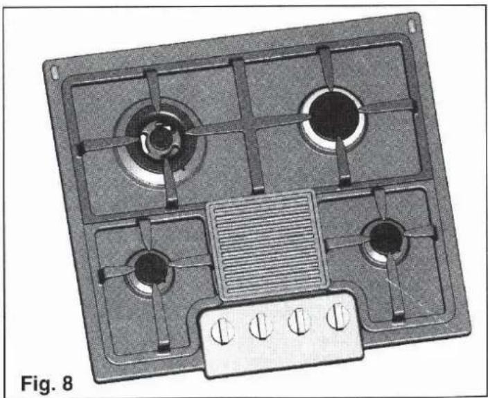 CANDY PG640/ 1SQX - - ACCESSOIRE GRIL - 1