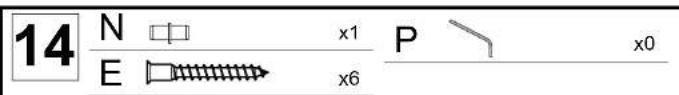 14 N x1 P x0 E x6