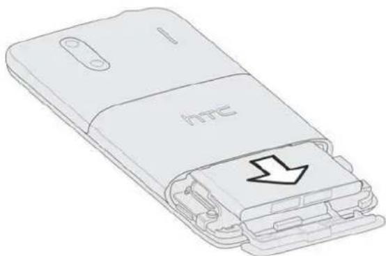 HTC Evo Design 4G - Install the SIM card - 3