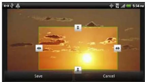 HTC Evo Design 4G - Crop a Photo - 1