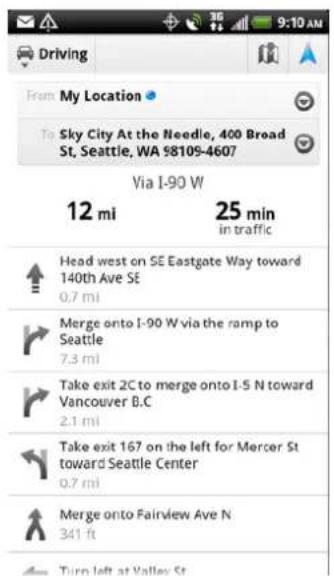 Driving From My Location To Sky City At the Needle, 400 Broad St, Seattle, WA 98109-4607 Via I-90 W 12 mi 25 min in traffic Head west on SE Eastgate Way toward 140th Ave SE 0.7 mi Merge onto I-90 W via the ramp to Seattle 7.3 mi Take exit 2C to merge onto I-S N toward Vancouver B.C 2.1 mi Take exit 167 on the left for Mercer St toward Seattle Center 0.7 mi Merge onto Fairview Ave N 341 ft Turn left at Valley St