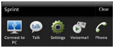Sprint Clear Connect to PC Talk Settings Voicemail Phone
