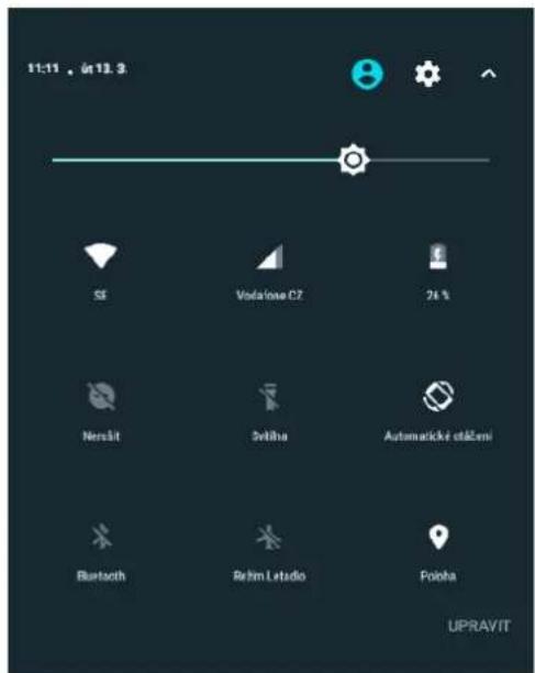 11:11 , in 13.3 S5 Volačnse C2 24 % Nersit Dvlha Automatické úččeni Bluetooth Rehm Letado Pošba UPRAVIT