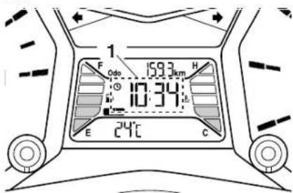YAMAHA TMAX (2012) - FUNKCIJE INSTRUMENTA I KONTROLA - 1